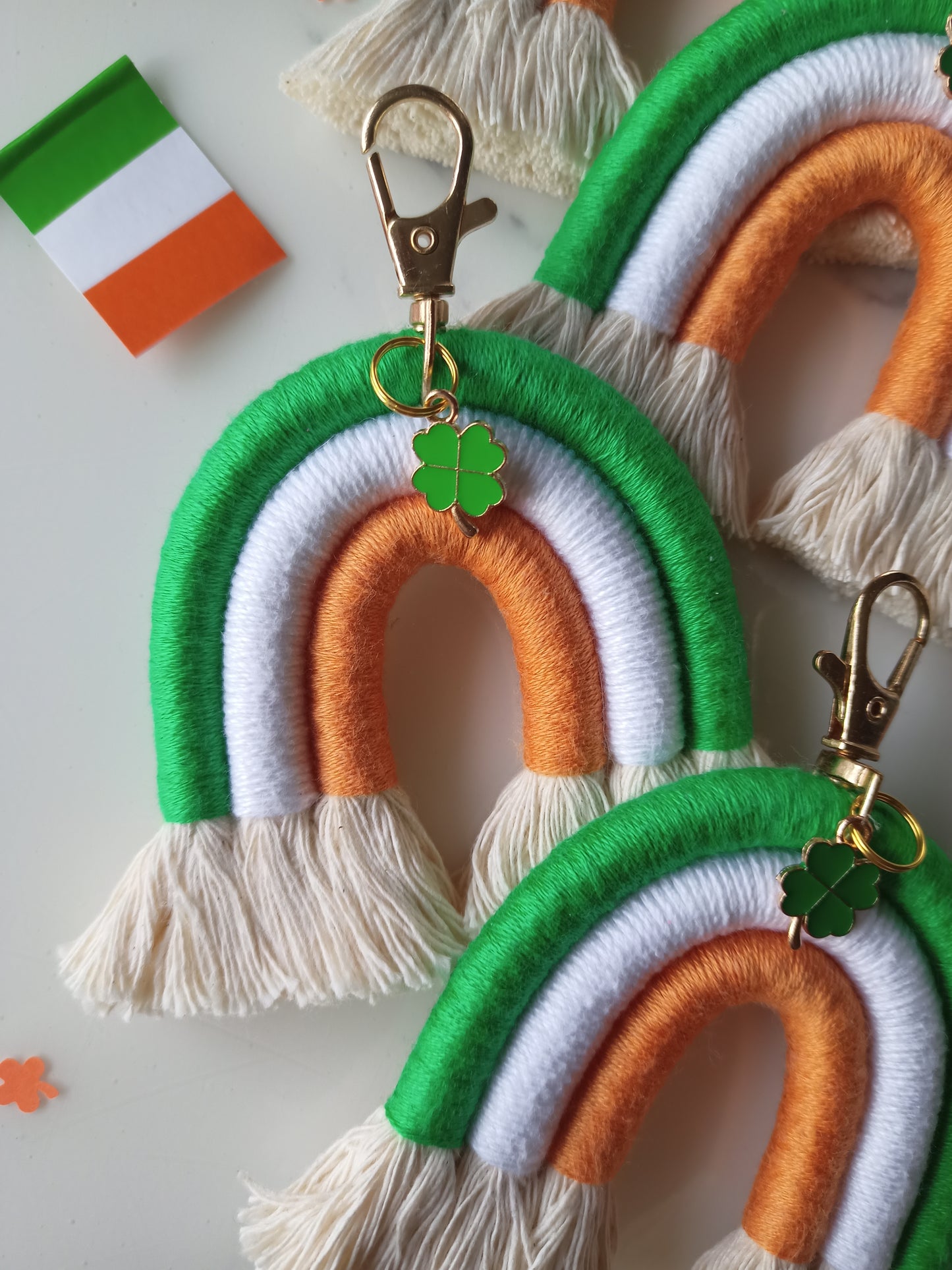 St Patrick's Day Rainbow Hanging Charm