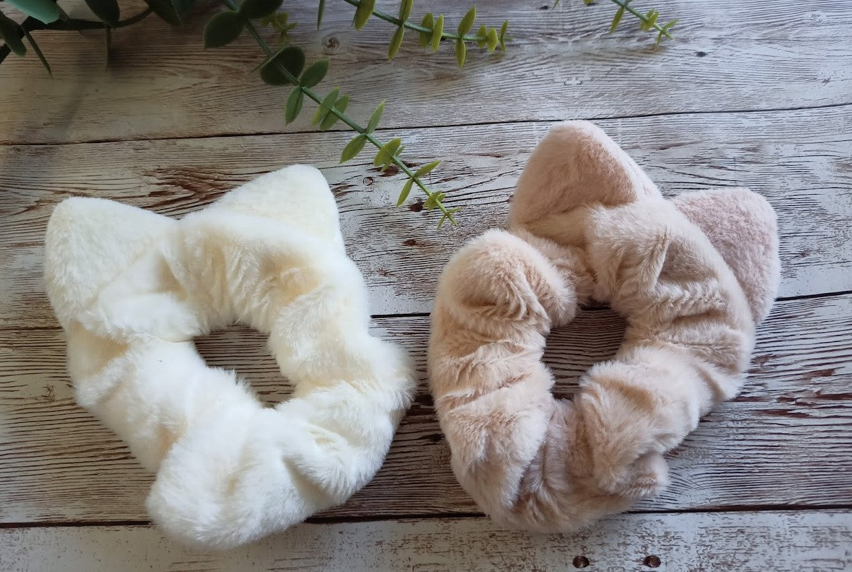 Plush Cat Ears Hair Ties