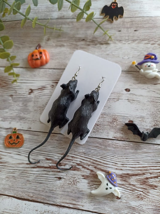 Rat Earrings