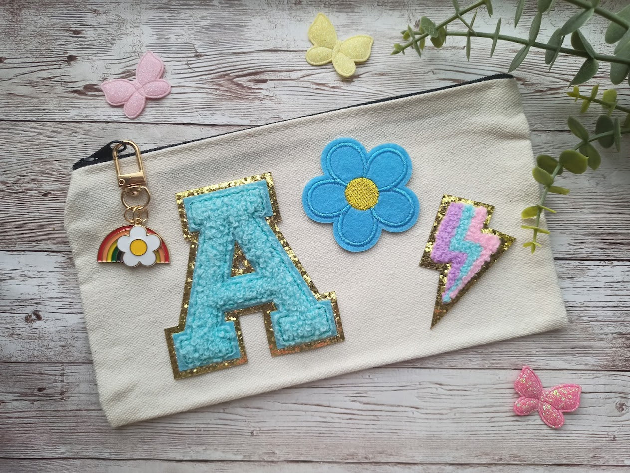 Pencil Case With Initial Letter