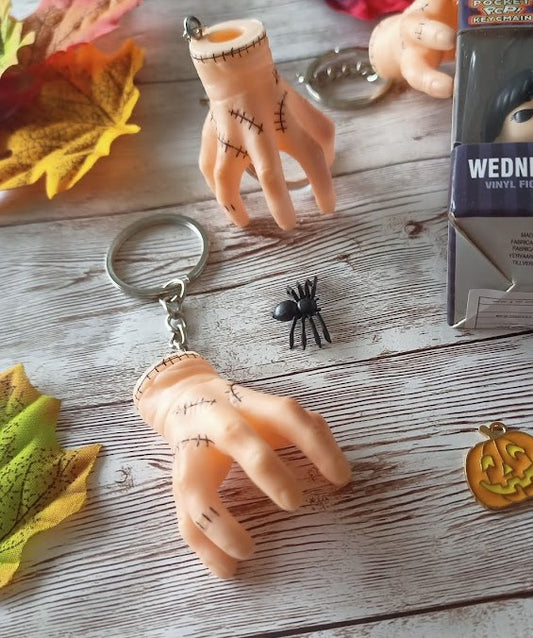 Thing Addams Family Keychain