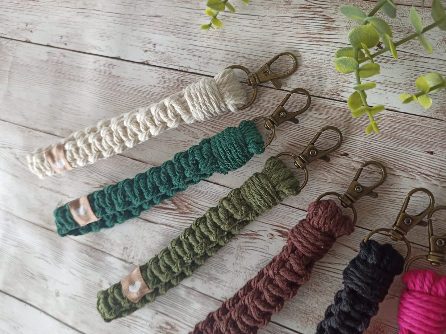 Macrame Wristlet Keychain