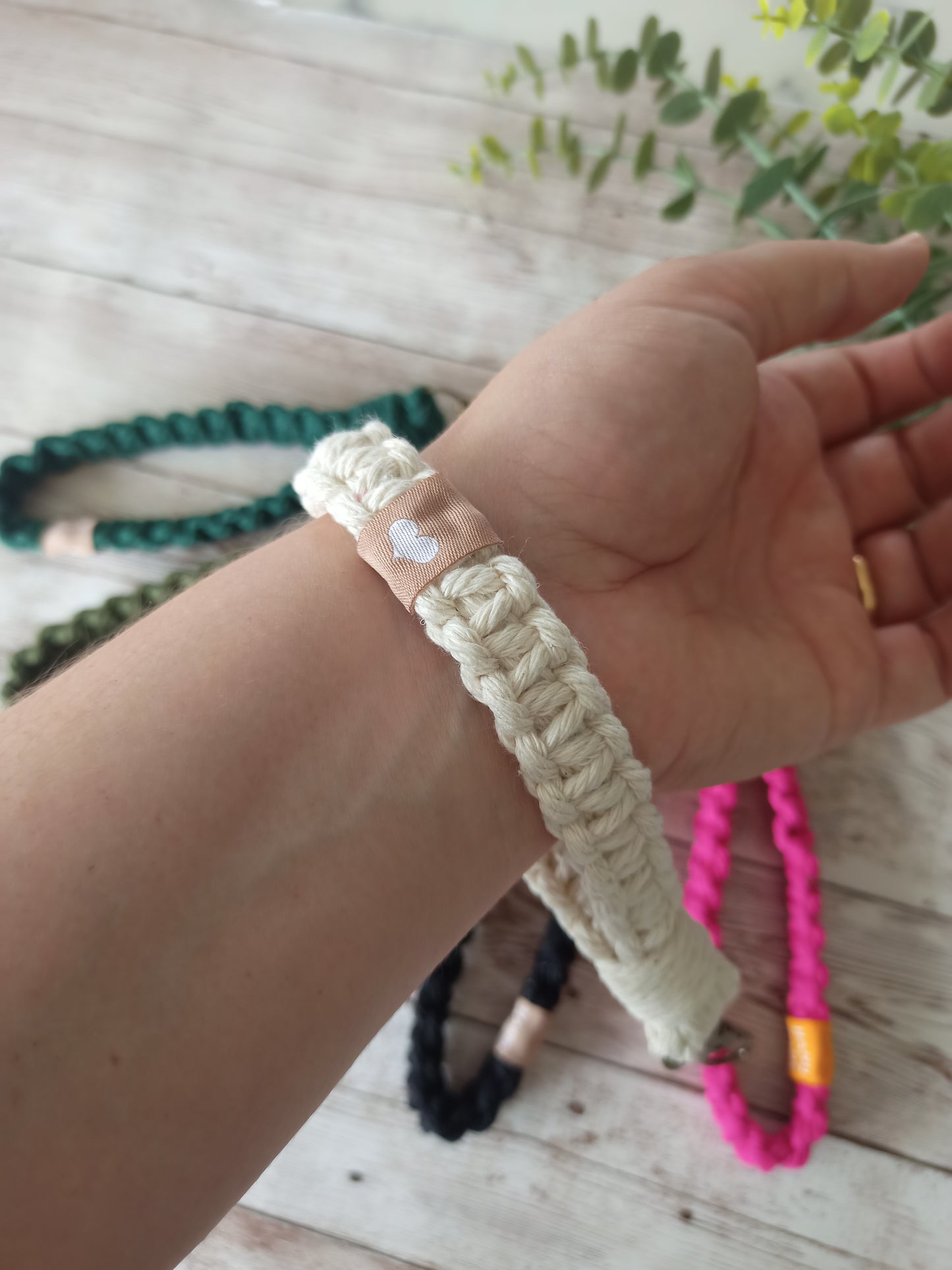 Macrame Wristlet Keychain