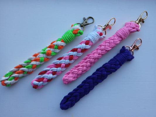 Braided Macramé Keyrings