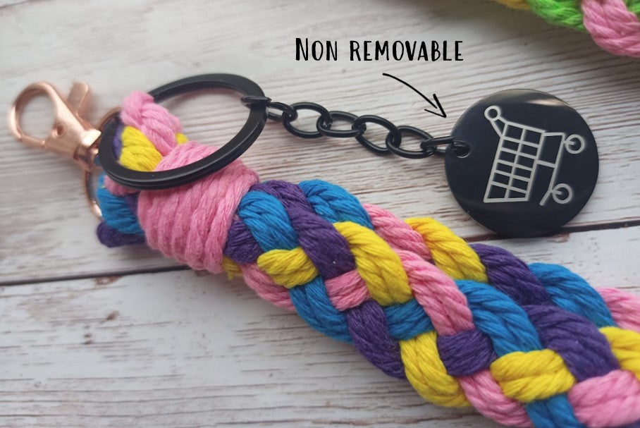 Keychain With Shopping Cart Token 🛒🔑