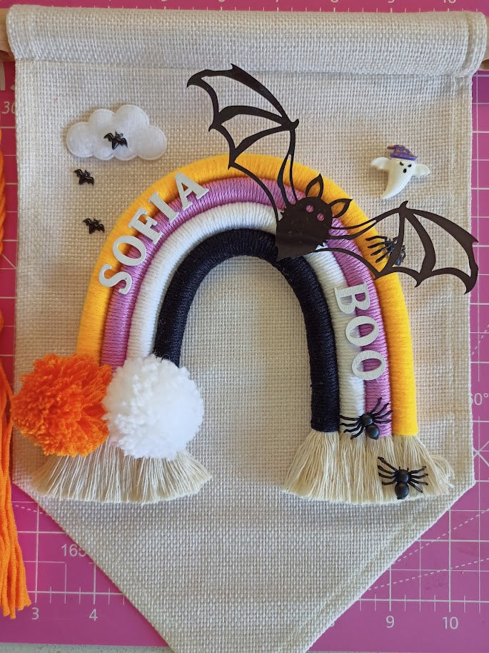 Halloween Rainbow Flag Banner KIT