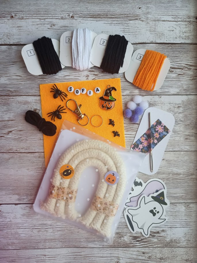 DIY Halloween Rainbow Charm Kit