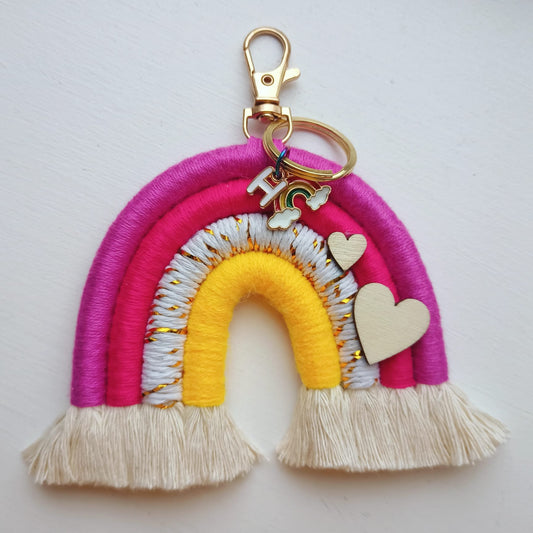 Lilac Rainbow Keychain