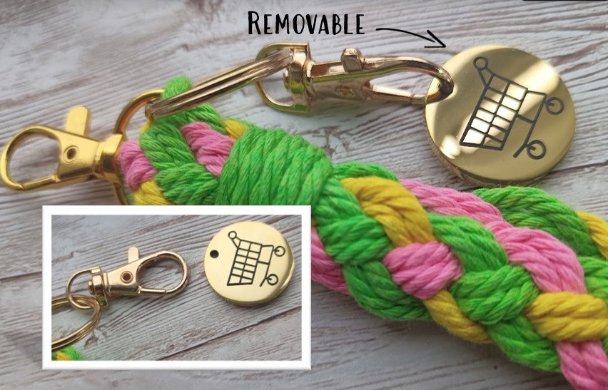 Keychain With Shopping Cart Token 🛒🔑