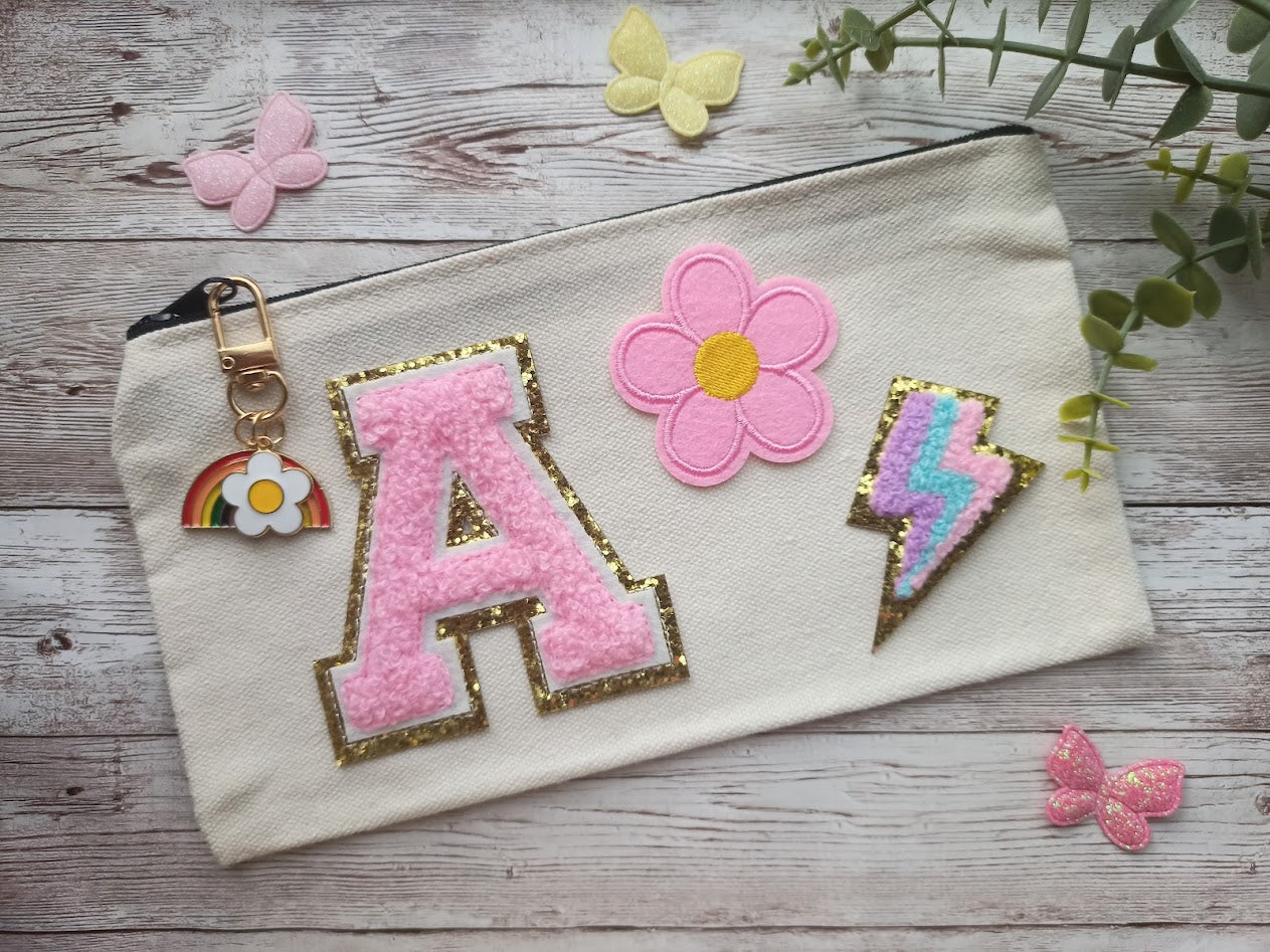 Pencil Case With Initial Letter