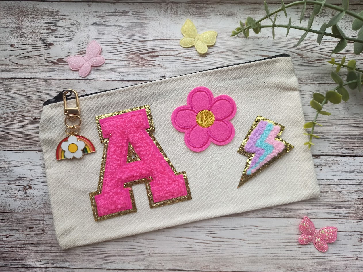 Pencil Case With Initial Letter