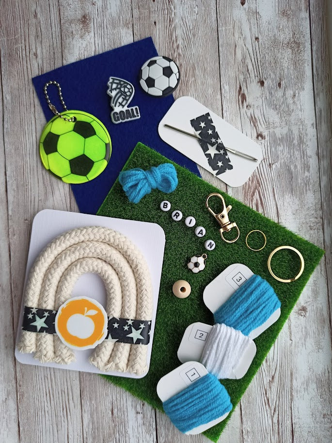 DIY Football - Countries - Rainbow Keychain Kit