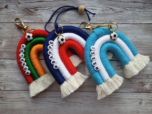 DIY Football - Countries - Rainbow Keychain Kit